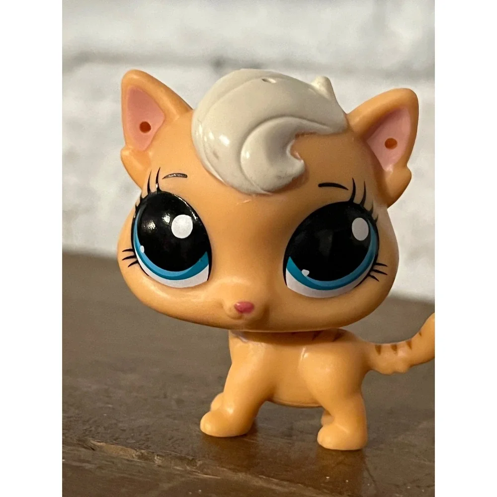 Littlest Pet Shop LPS #3877‎ Meow Meow Milkone Peach Kitty Cat - Picture 2 of 6